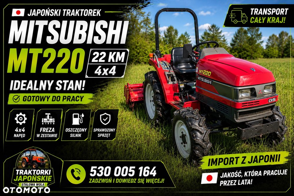 Yanmar Iseki Mitsubishi Kubota minitraktory - 2