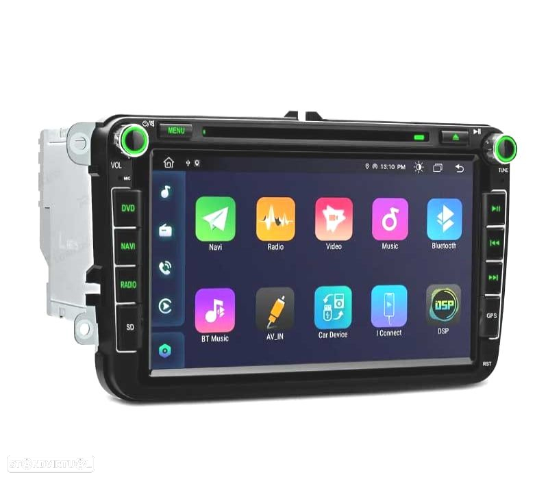 AUTO RADIO GPS ANDROID 12 PARA VOLKSWAGEN VW GOLF POLO PASSAT CADDY TOURAN USB GPS TACTIL HD - 6