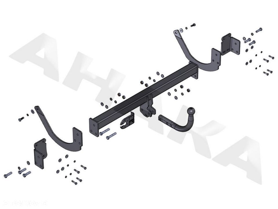 Hak Holowniczy Odkręcany Do Peugeot 407 Break, Sw Kombi 2008-2011 - 3