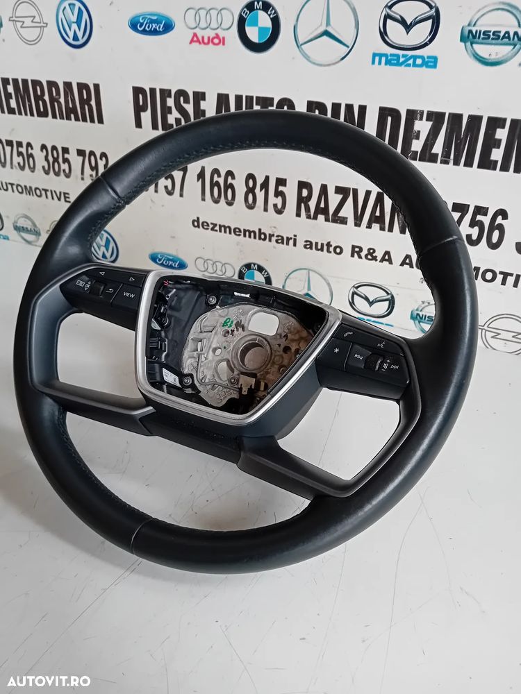 Volan Din Piele Cu Comenzi Audi A6 C8 A8 A7 An 2018-2024 4 Spite Cod 4N0419091AE Motor DTP - 6