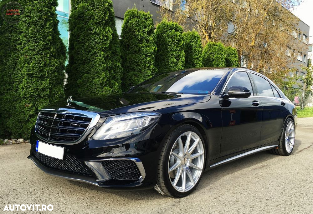 Grila Centrala Mercedes S-Class W222 (2014-2020) S63 S65 Design Crom- livrare gratuita - 6