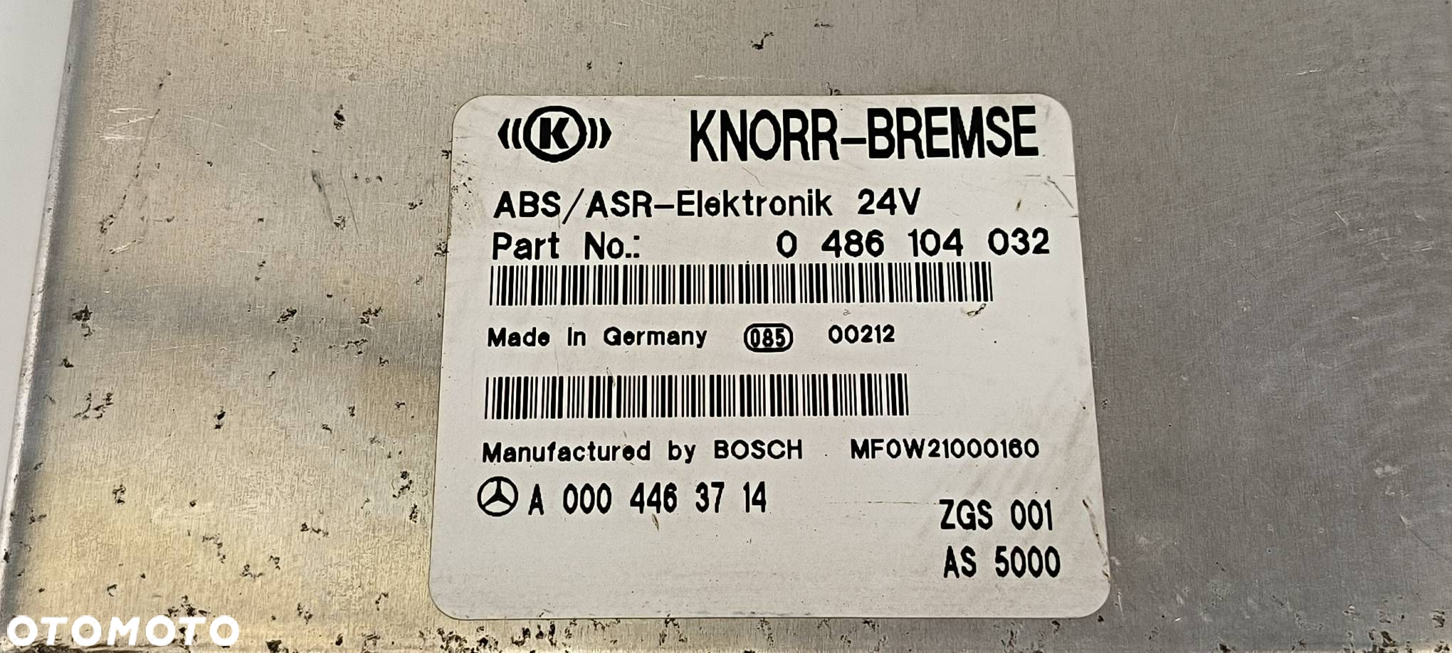 MODUŁ MERCEDES - BENZ ATEGO 2528L A0004463714 - 2