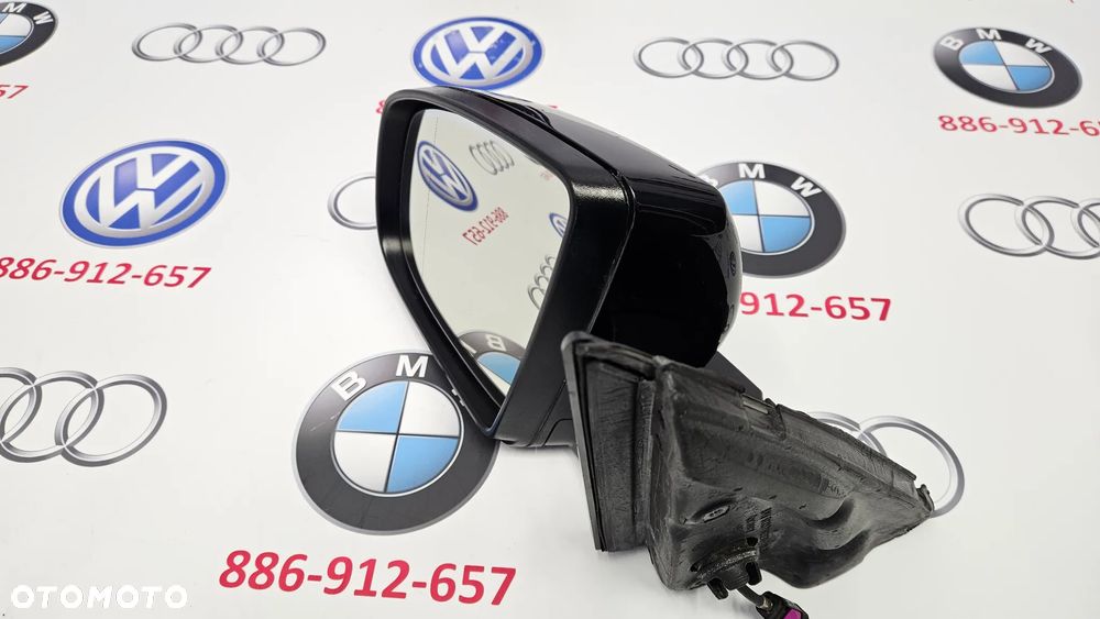 BMW X6 E71 LCI Lusterko lewe Lusterko kierowcy 3 PIN KAMERA FOTOCHROM EUROPA Black Sapphire Metallic 475/9 - 5