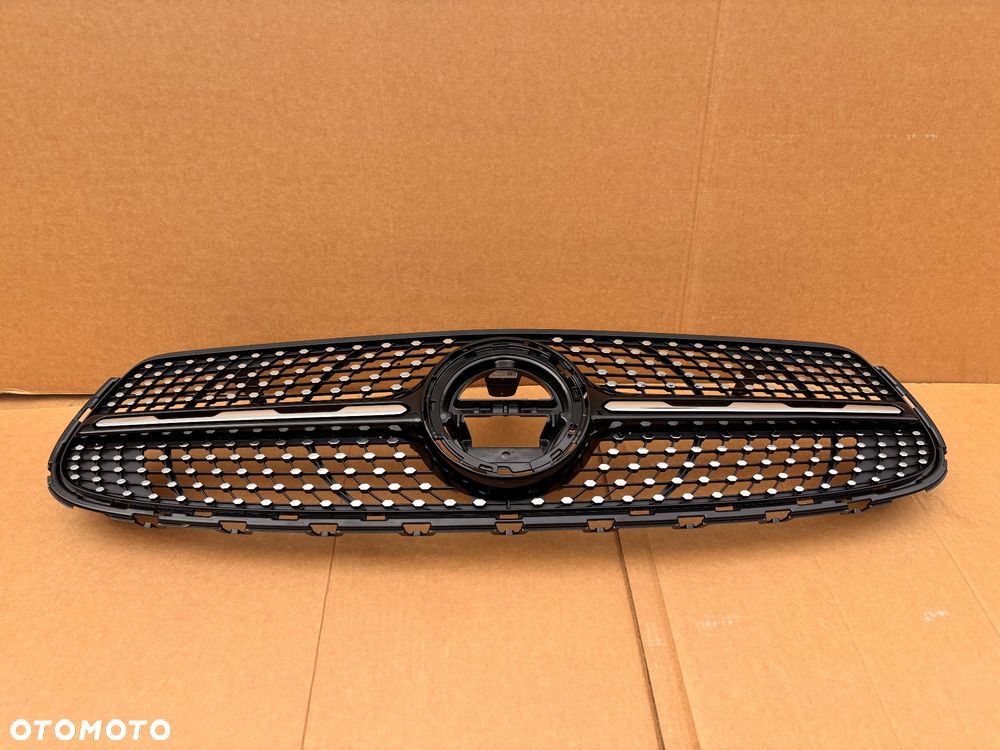 Mercedes Glc W253 Lift Amg Oryginalny Grill Zderzaka Przedniego Diamont Night Czarny Srebrny Oryginalny A2538886600 A2538809504 Jak Nowy Diamond A2058175101 - 6