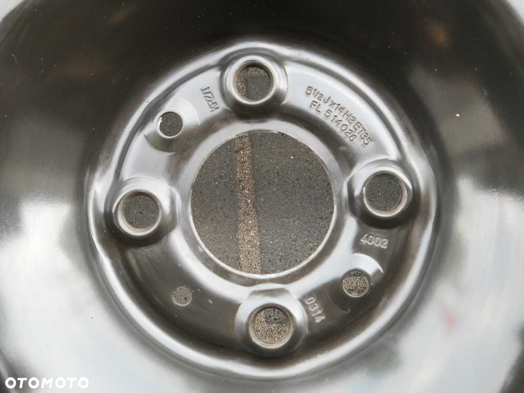 Felgi 14 4x98 ET35 Fiat Panda 500 Punto Doblo Ford Ka II JAK NOWE FVat - 3