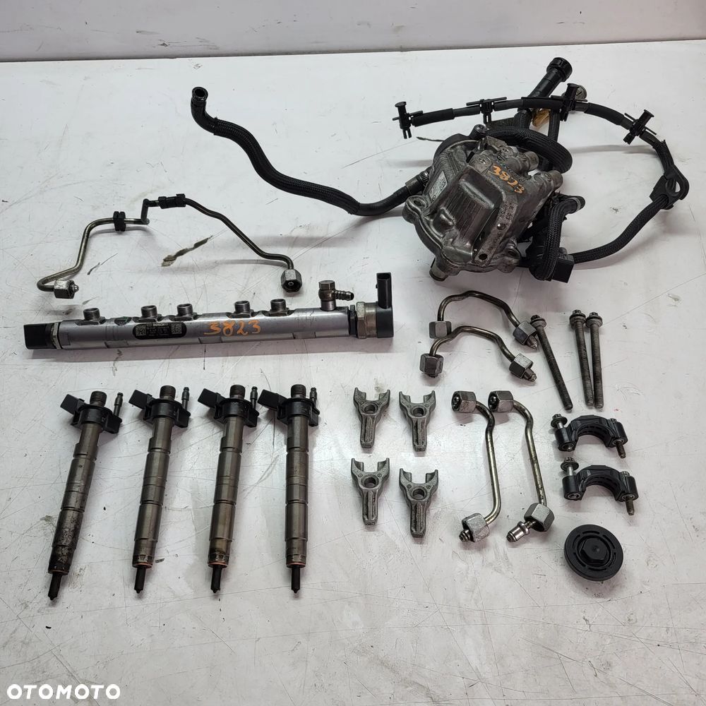 BMW 5 E60 N47 UKŁAD PALIWOWY POMPA LISTWA WTRYSKI PRZEWODY 7807495 7809129 7797877 - 1