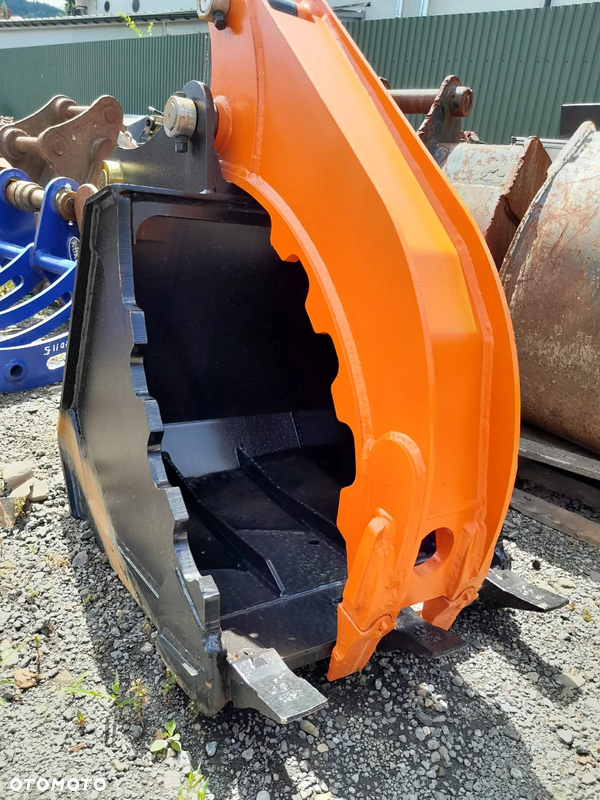 Łyżka hydrauliczna dociskowa, dociskająca z łapą z pazurem z chwytakiem dociskowym KBKC o szerokość 55cm, fi45mm fi60mm. NOWA!!!