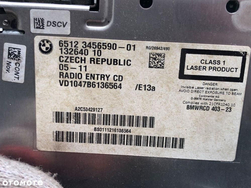 RADIO NAWIGACJA  MINI MINI COUNTRYMAN (R60) 2010 - 2016 Cooper D 82 kW [112 KM] olej napędowy 2010 - 5