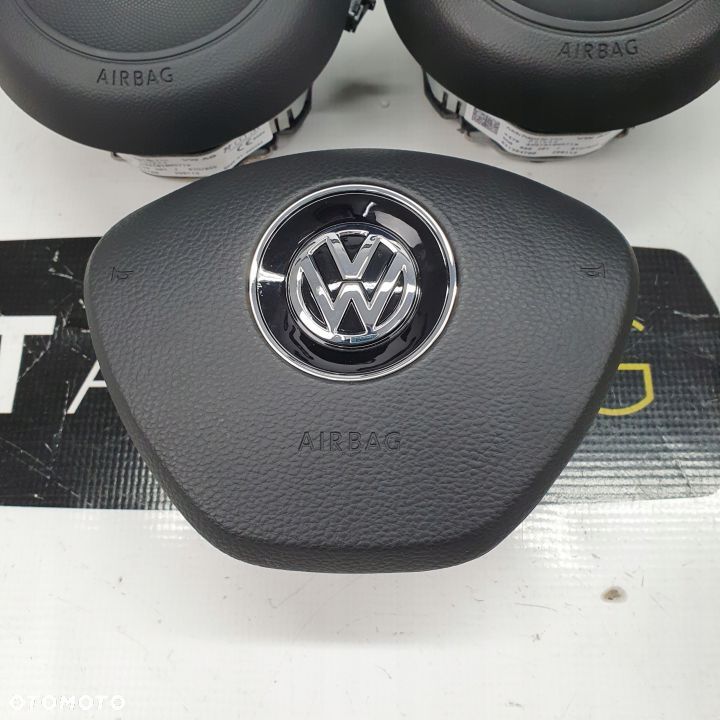 VOLKSWAGEN TIGUAN II 2 5NA DESKA ROZDZIELCZA KONSOLA KOKPIT PULPIT PODUSZKI AIRBAG AIR BAG PASY KIT SET - 9