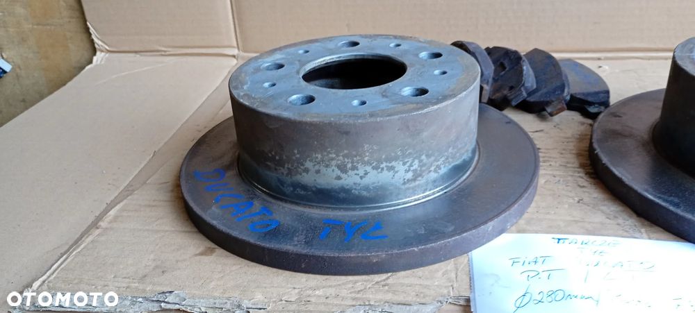 Tarcze hamulcowe klocki tył tylne 16" 280mm Fiat Ducato III - 3