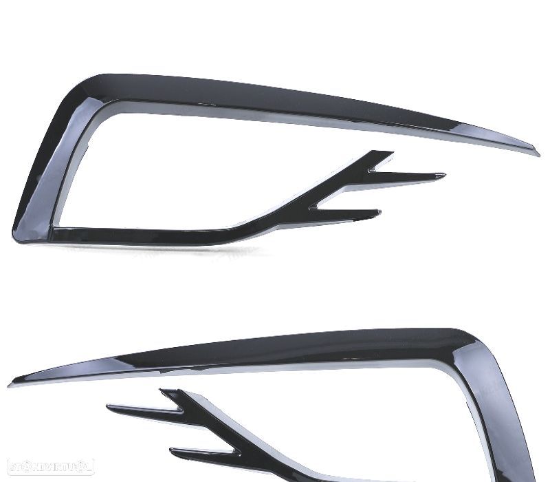 GRELHA FARÓIS NEVOEIRO VOLKSWAGEN VW GOLF 7 17-20 BRILHANTE BRILHANTE - 2