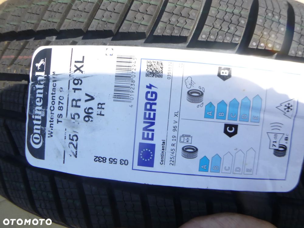 nowa opona zimowa continental wintercontact TS 870 P 225/45 R19 96V - 2
