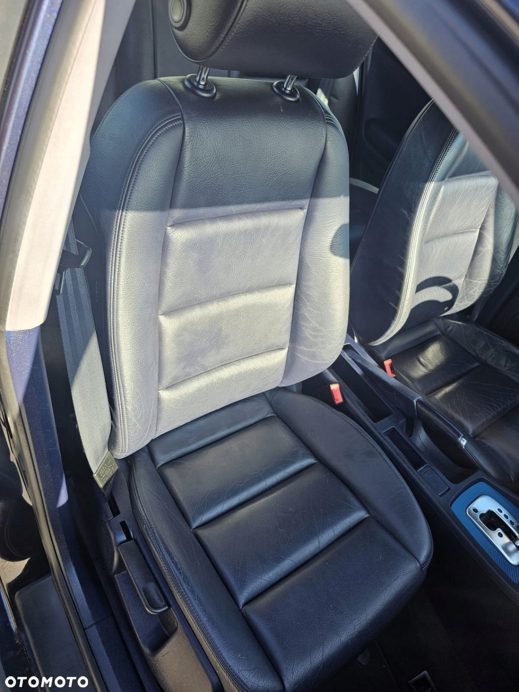Fotel przedni prawy pasażera skóra Audi A4 B6 - 1