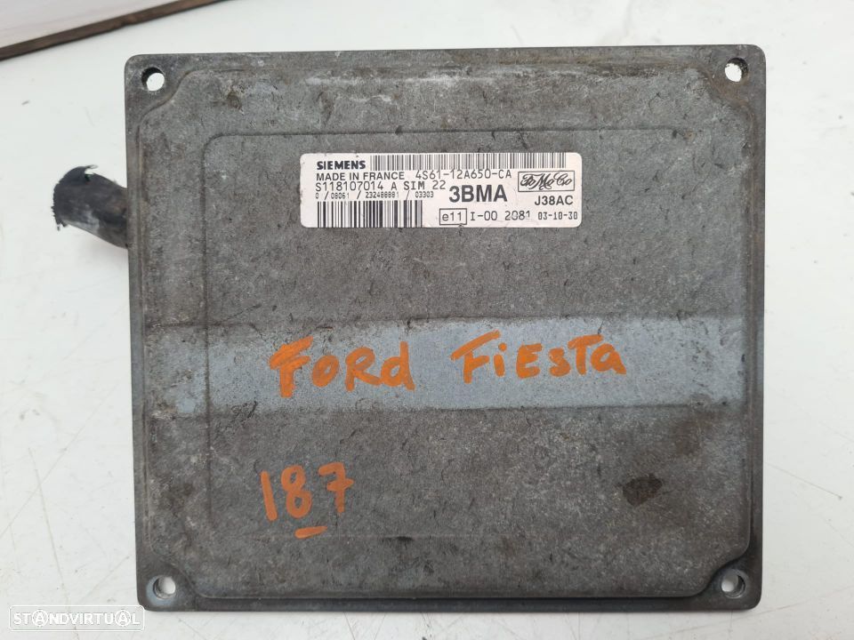 CENTRALINA SIEMENS ORIGINAL S118107014A 4S6112A650CA 3BMA FORD FIESTA 1.2 16V - 2