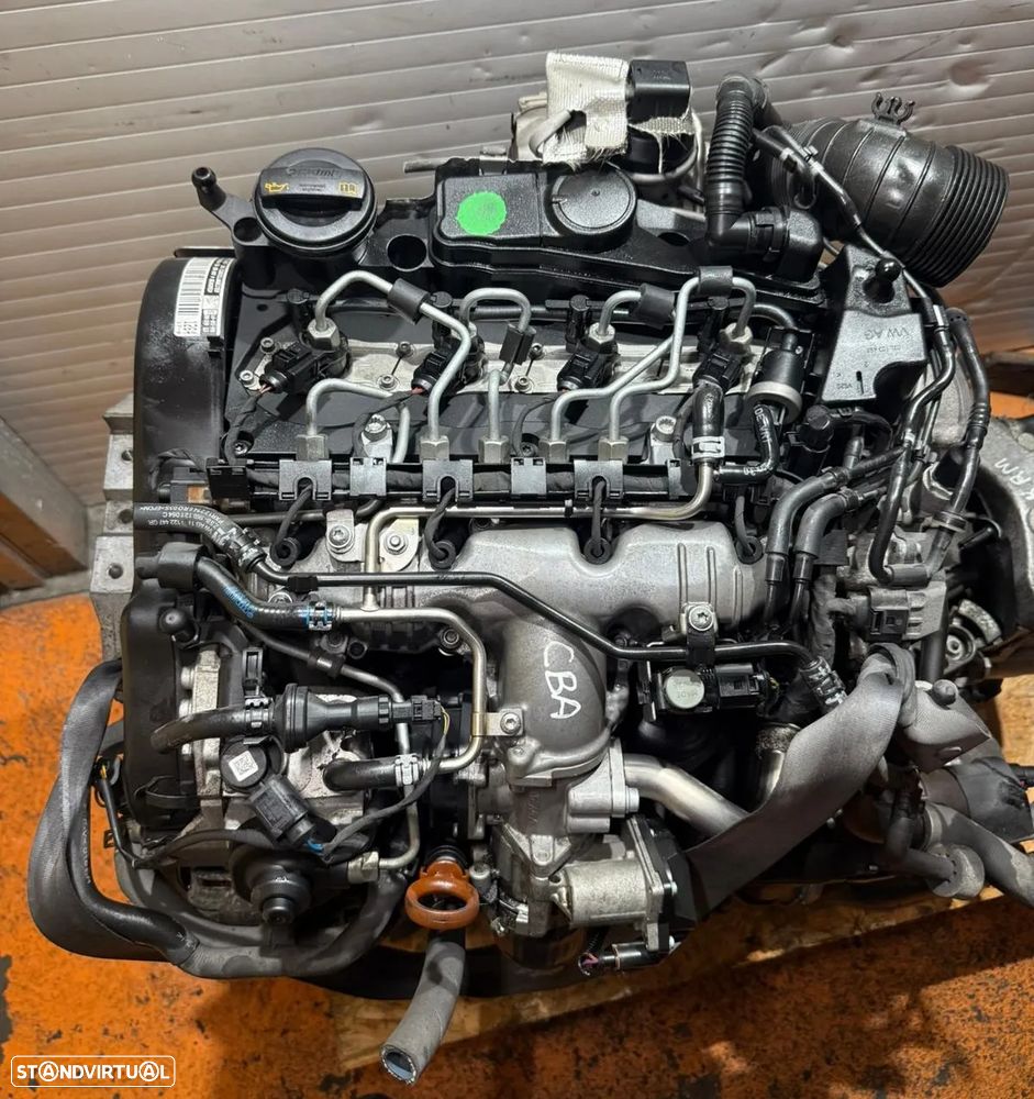 Motor VW Golf VI/Passat/Audi A3 8P 2.0 Tdi Ref: CBA - 1