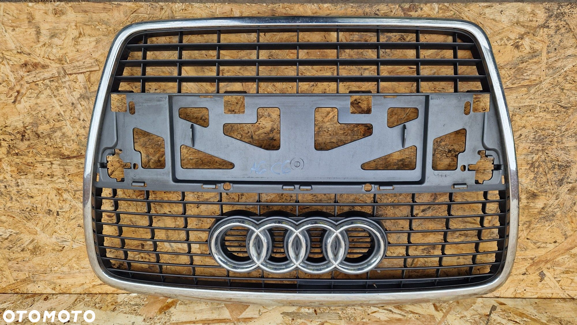 AUDI A6 C6 ATRAPA GRILL ZDERZAKA PRZÓD 4F0853651 - 6