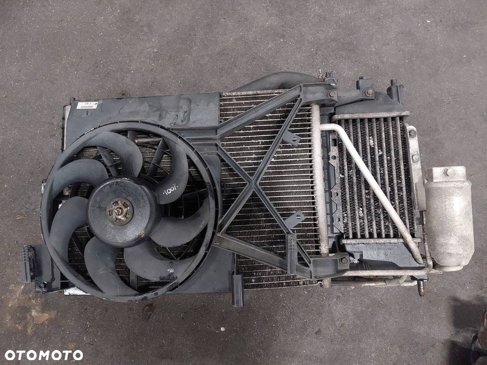 CHŁODNICE KOMPLET + WENTYLATORY OPEL VECTRA B LIFT 2.0 DTI 52475376 - 4