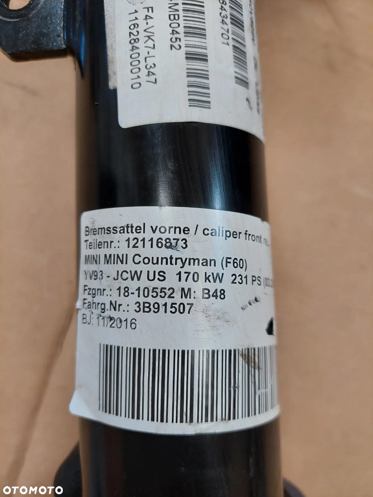 Mini F60 Amortyzator przedni 6884347 Nowy ORG - 8