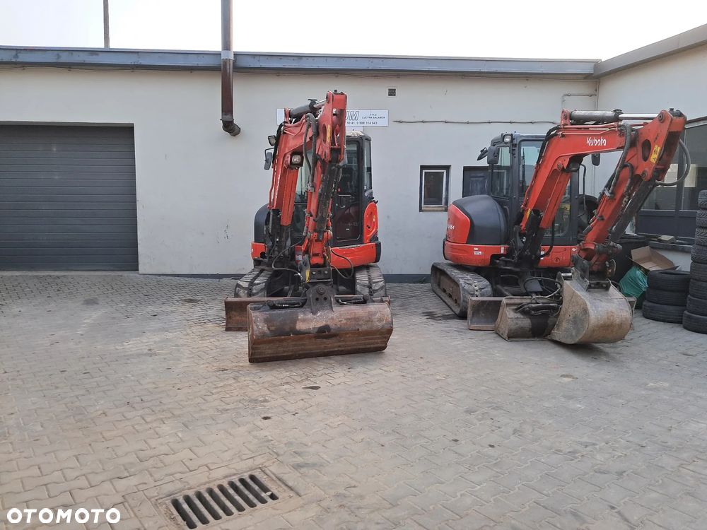 Kubota u48-4 waga 5t TON skarpówka hydrauliczna * 2019r * sprawne oświetlenie  *dodatkowe linie hydrauliczne 2 łyżki lusterka minikoparka u55 kx57 u50 instrukcja PL Red KEY Yanmar Cat JCB Tekeuchi Kubota - 2