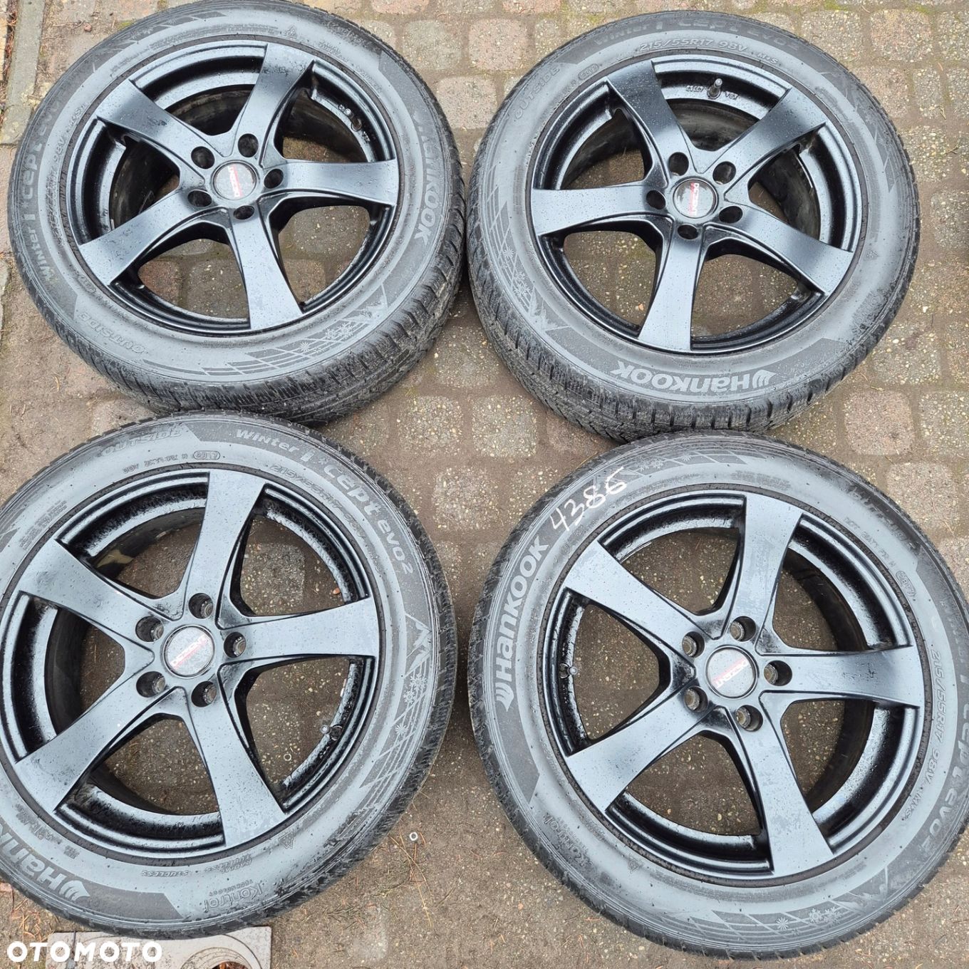 ZIMA KOŁA 17 SKODA SUPERB OCTAVIA W PASSAT TOURAN SHARAN T-ROC 215/55 R17 - 1