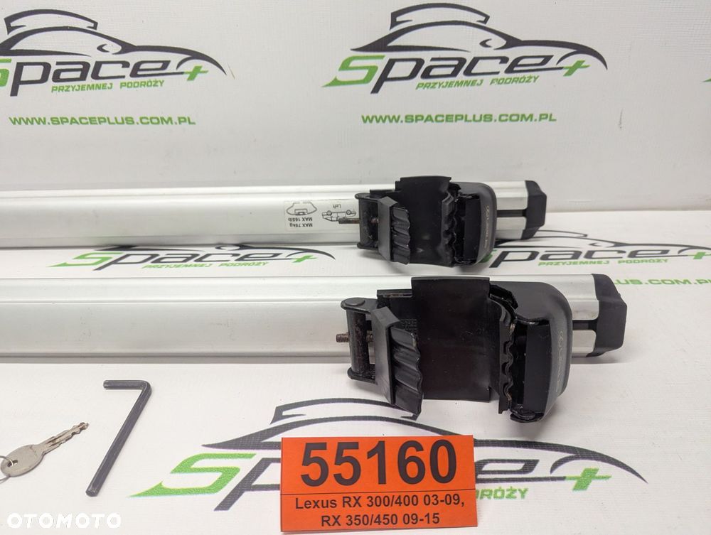 Bagażnik dachowy bazowy belki poprzeczki Oryginał Lexus RX 300/400 03-09, RX 350/450 09-15 - 6