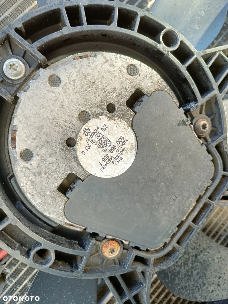 Pas Przedni Wzmocnienie Skoda Octavia 3 III 1.6 TDI Chłodnice Wentylator 5Q0121251EC 5Q0959455F 5Q0121203G - 21
