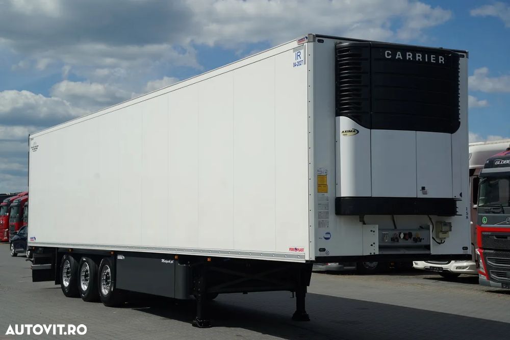 Schmitz Cargobull CAMION FRIGORIFER / TRANSPORT MAXIMA 1300 / AXĂ RIDICATĂ / COȘ PENTRU PALEȚI - 1