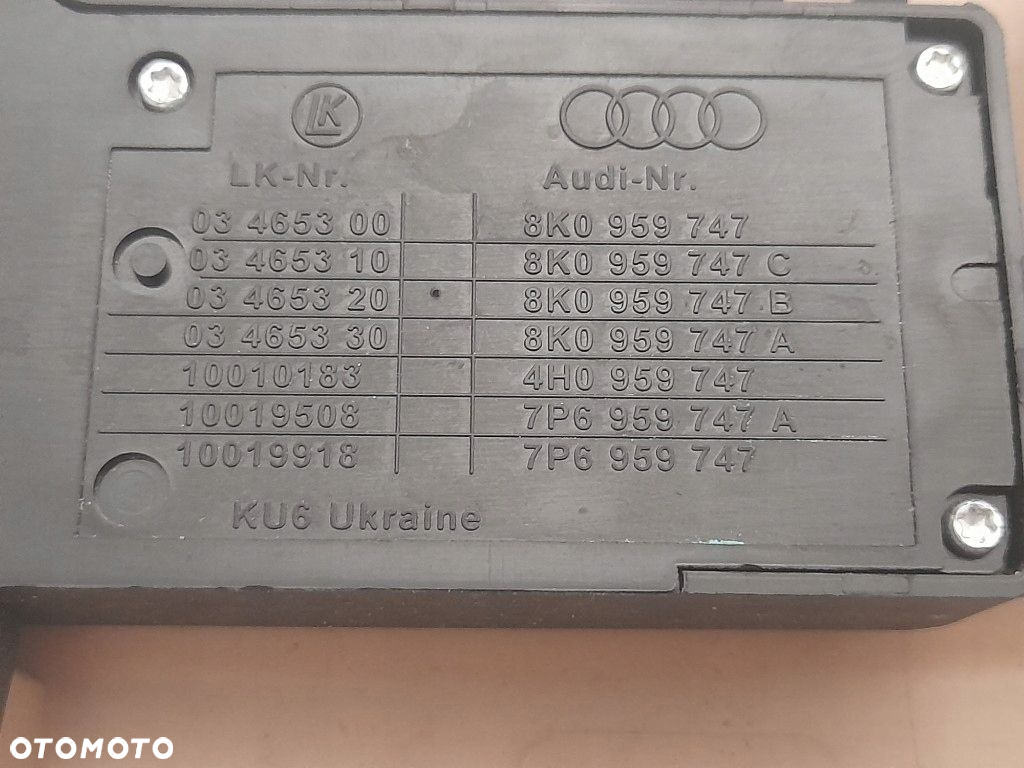 A6 C7 4G OBUDOWA FOTELA KIEROWCY Z PAMIECIĄ MEMORY - 9