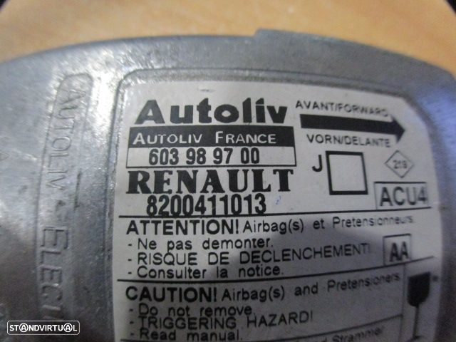 Modulo Airbag 8200411013 603989700 RENAULT SCENIC 2004 1.5DCI 82CV 5P CINZA - 5