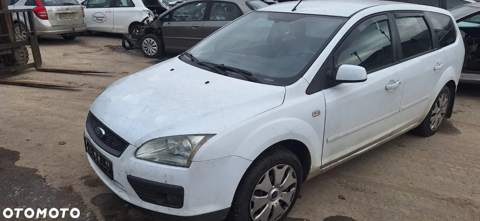 FORD FOCUS MK2 II fotel prawy lewy przód skóra - 7