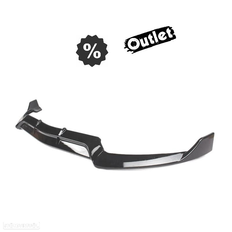 C012884C1 SPOILER LIP FRONTAL MERCEDES CLASE C W205 18-21 LOOK AMG PRETO BRILHAN - 6