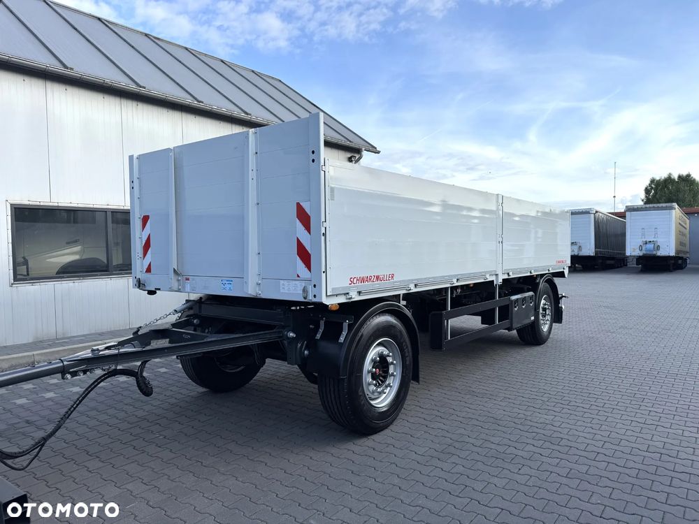 Schwarzmuller Przyczepa burtowa budowlanka 2017 r + Mercedes Actros 26.48 z HDS 2017 r - 6
