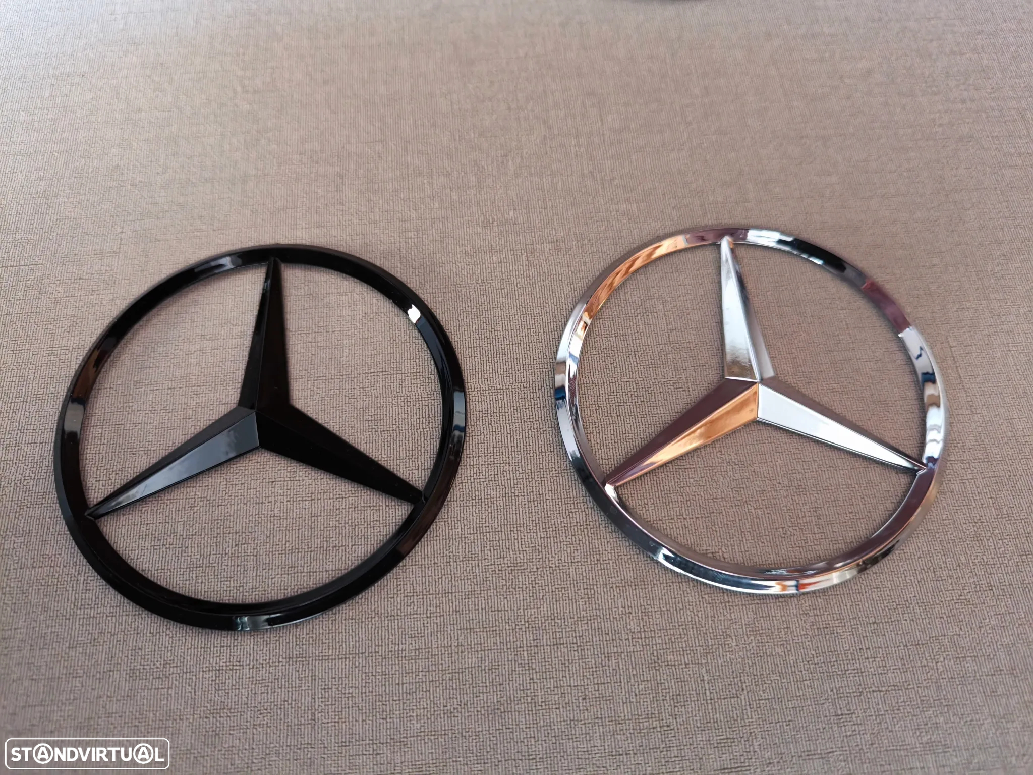 Emblema Símbolo capô ou bagageira Mercedes Benz - 10