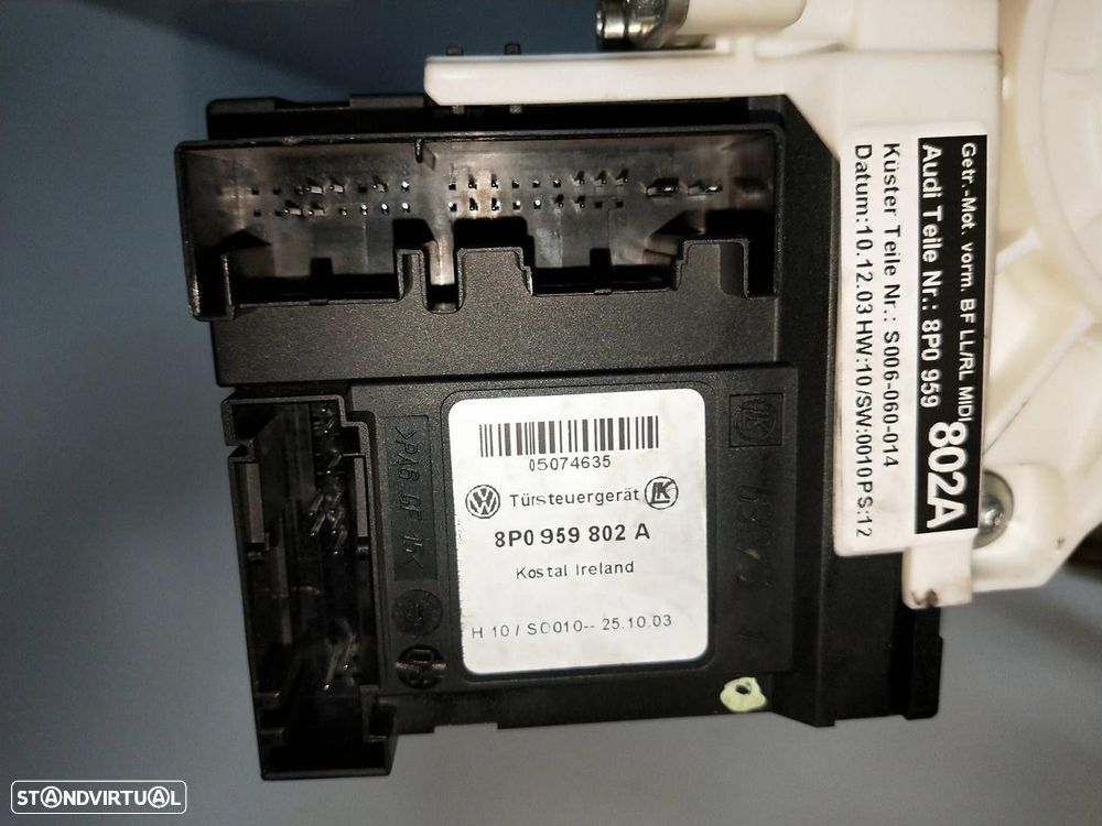 ELEVADOR DE VIDRO FRONTAL DIREITO AUDI A3 2004 -E840311202 - 8
