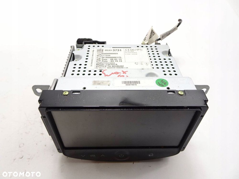 radio cd wieża chevrolet trax 95333731 - 2