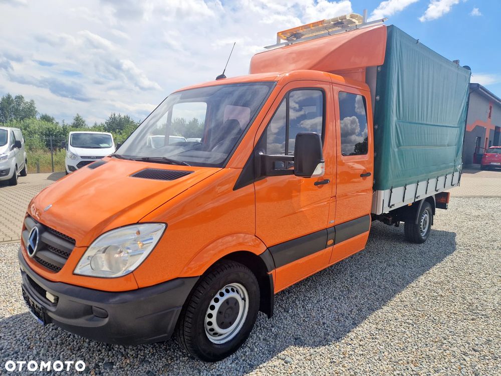 Mercedes-Benz SPRINTER 316 2,2 CDI 163 KONNA DOKA BRYGADÓWKA 7 OSOBOWA 3,6M SKRZYNIA PLANDEKA  KLIMA WEBASTO GWARANCJA - 1