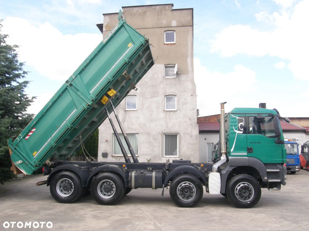 MAN TGS 35.440 8x4 2013rok manual wywrotka Meiller-Kipper z Niemiec - 26