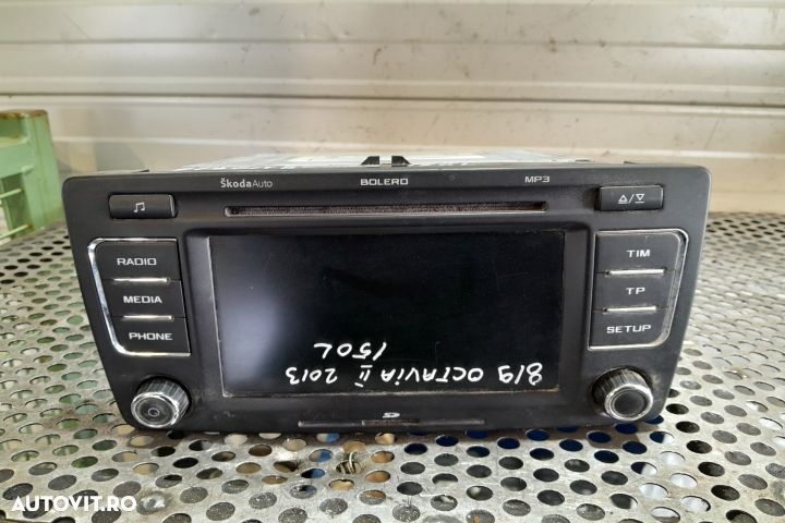 Radio cd 1Z0035156M 1Z0035156M Skoda Octavia 2 [facelift] [2008 - 201 - 1