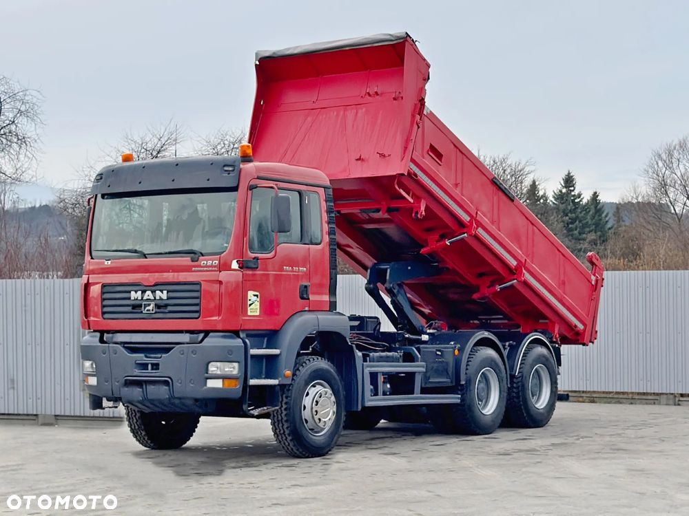 MAN TGA 33.350 * WYWROTKA 5,20 m + BORDMATIC * STAN BDB - 1