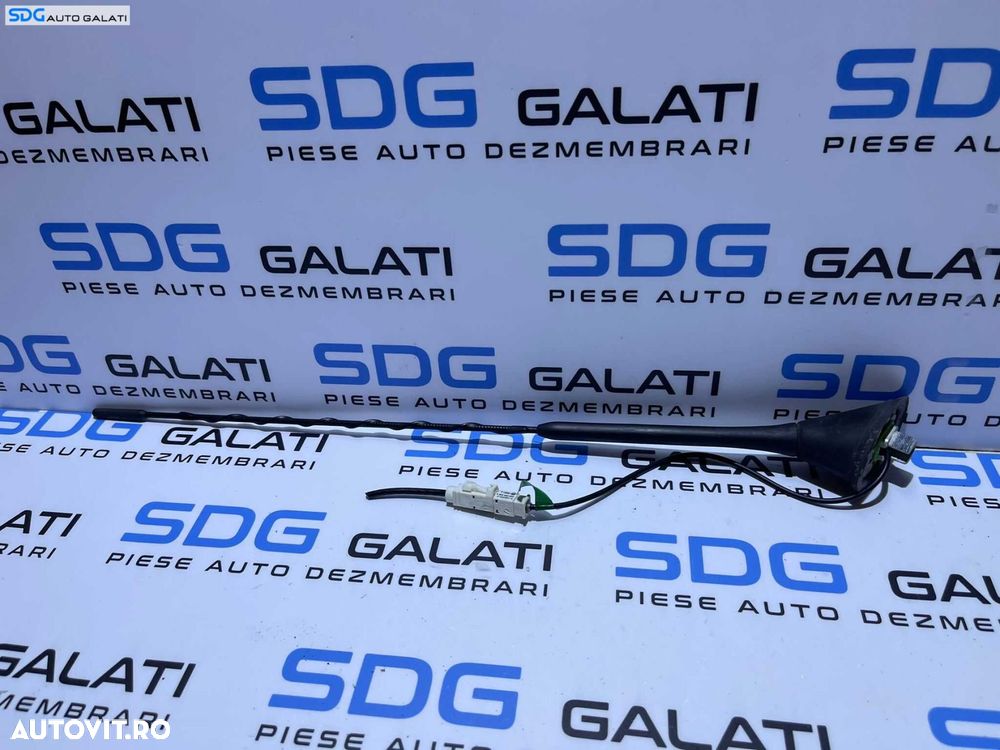 Antena Radio cu Tija si Suport Volkswagen Golf 6 2008 - 2014 Cod 1K0035501 - 1