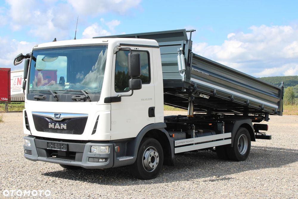 MAN TGL 12.220 12.250 Nowy 3-stronny WYWROT Kiper Wywrotka Manual Klima Blokada mostu TGM Atego Eurocargo Midlum - 6