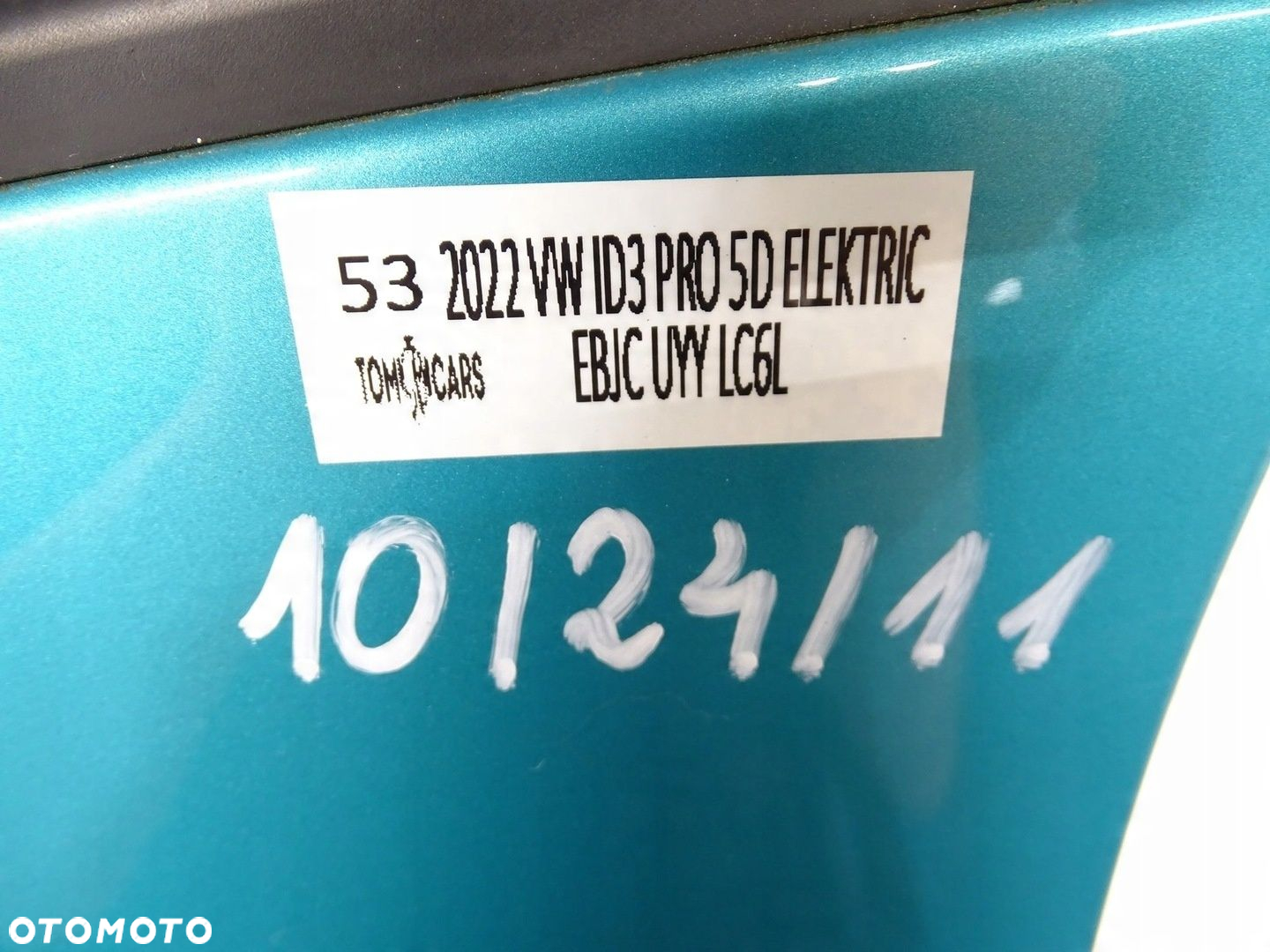 DRZWI LEWE LEWY PRZÓD PRZEDNIE VW ID3 PRO LC6L 22R - 5