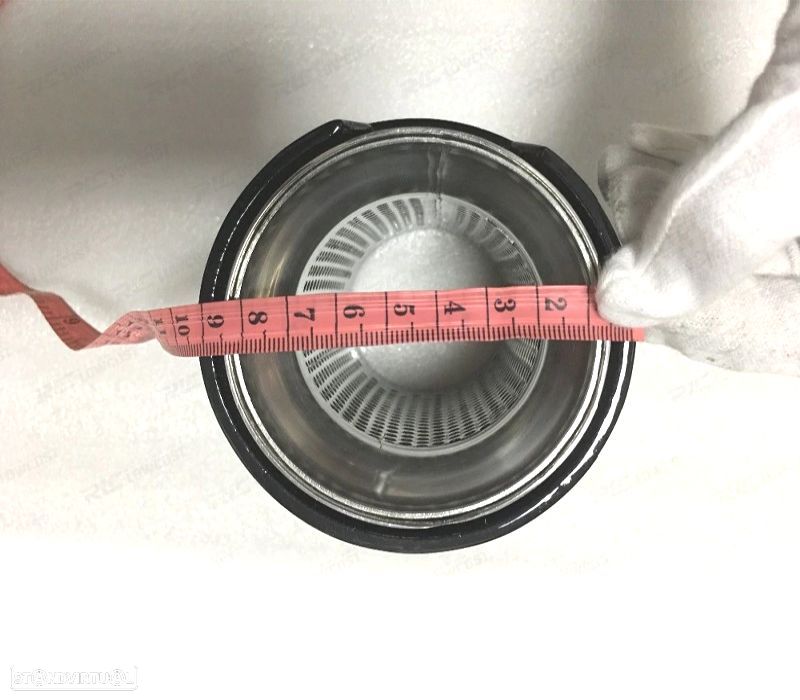 PONTEIRA DE ESCAPE BMW LOOK M CARBONO REDONDA - 4