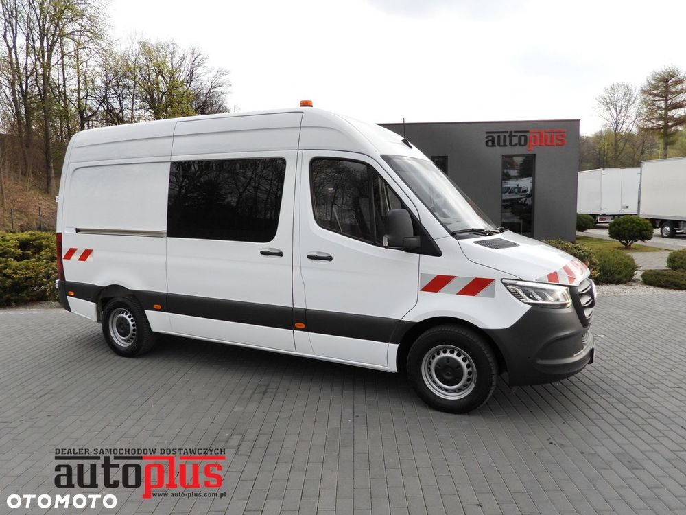 Mercedes-Benz SPRINTER 316 BRYGADÓWKA  6 MIEJSC TEMPOMAT NAWIGACJA LEDY AUTOMAT  KLIMATYZACJA  160KM - 2