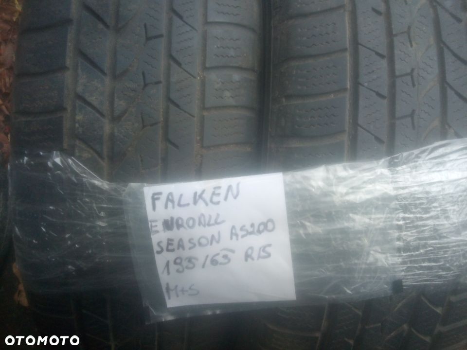 2 opony opona falken euroall  195/65 R15 zimowa - 1