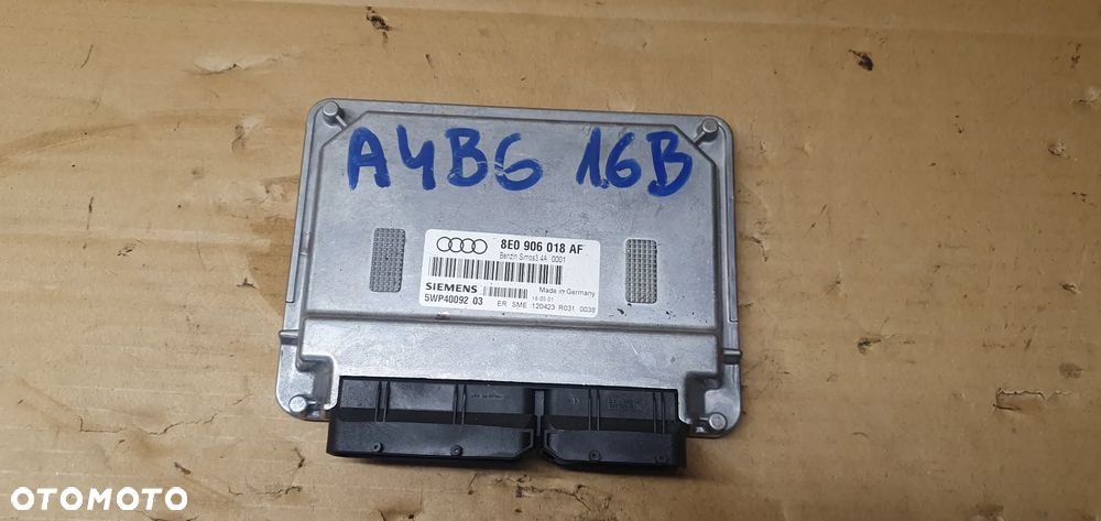 Komputer sterownik silnika Audi A4 B6 1.6 8E0906018AF - 1