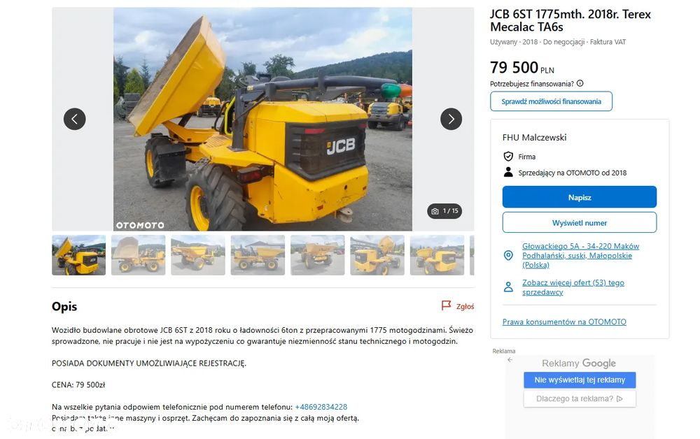 Terex TA6S JCB 6ST - 3