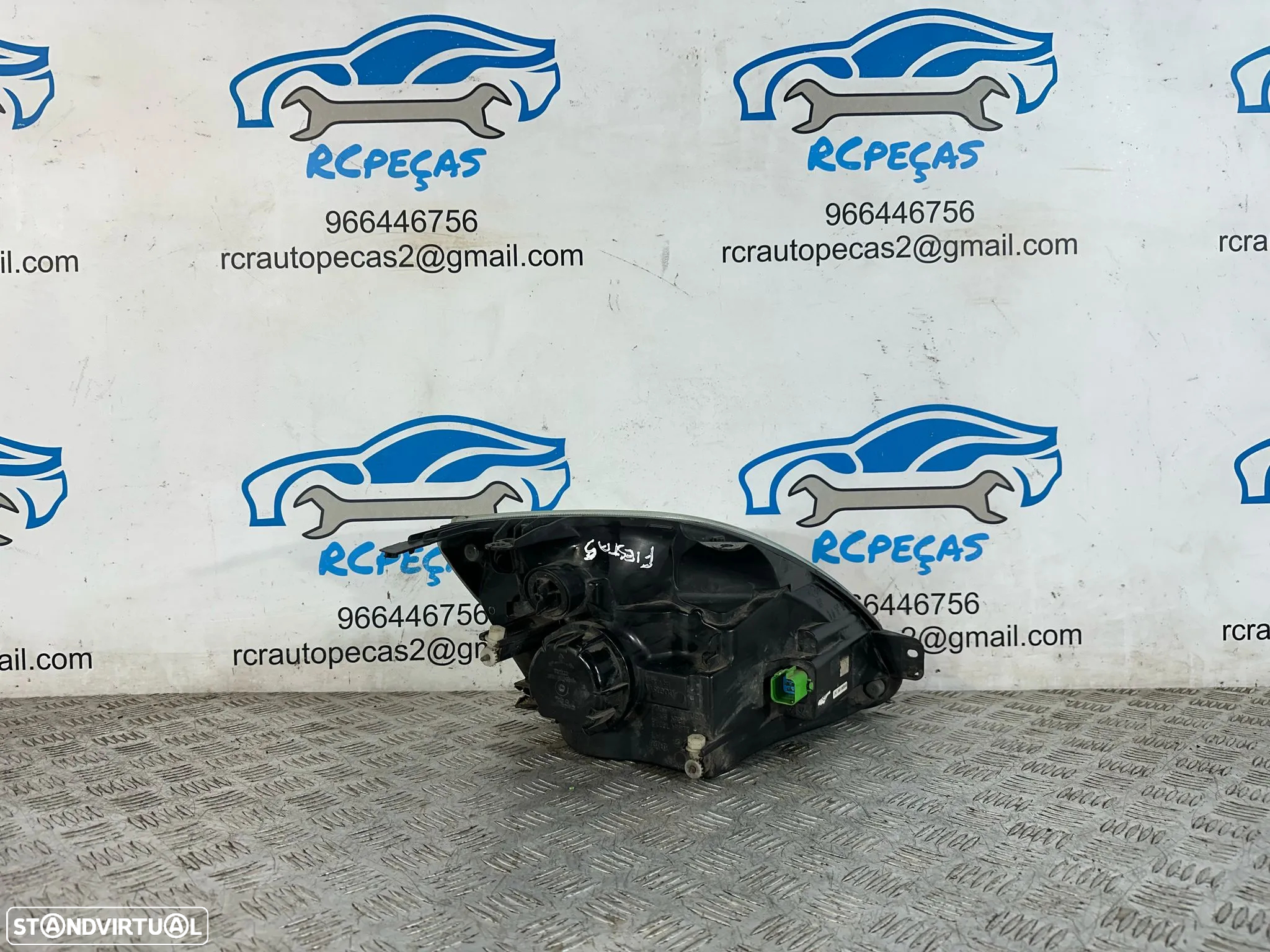 .Otica Farol Esquerda 2S6X-13W030-BH Original Halogénio Ford Fiesta MK5 5 2002 - 2008 - 6