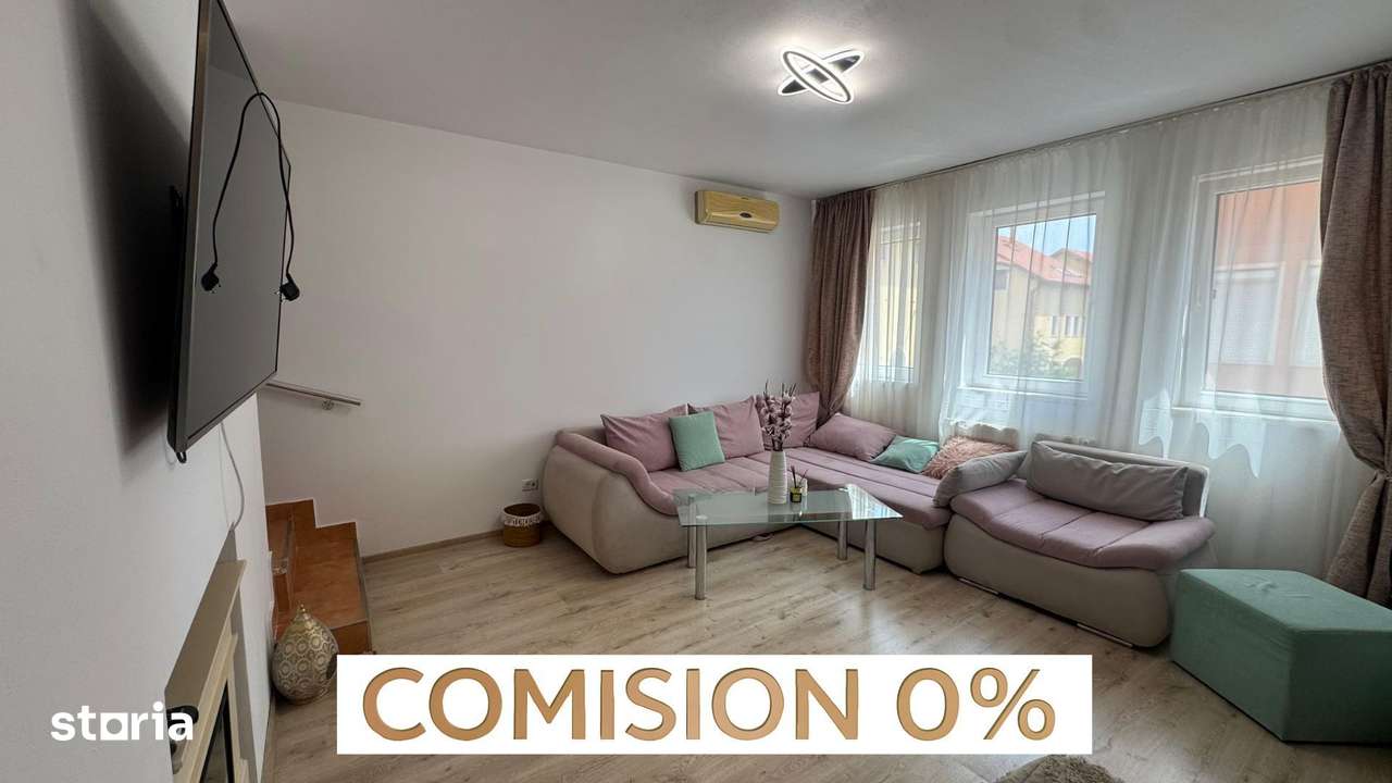 COMISION 0 | Apartament 3 camere |Etaj + Mansardă| 67 mp | Dumbrăvița