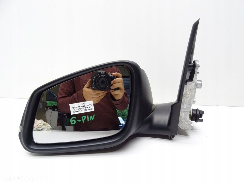 LUSTERKO LEWE LEWY PRZÓD PRZEDNIE BMW X1 E84 M-PAK ALPINWEISS III 300 6 PIN